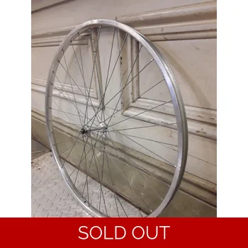 Favorit Renak Odd Size 27x1 1/4 Front Wheel Silver - NOS